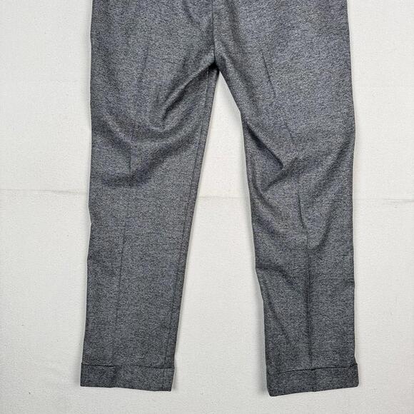 NWT Hart Schaffner Marx Mens 40x32 Gray Heathered Pleated Stretch Straight Pants - Picture 7 of 9